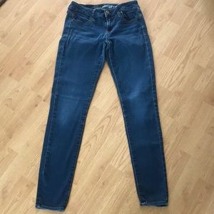 Womens American Eagle Jegging Super Stretch Jeans size 4 used